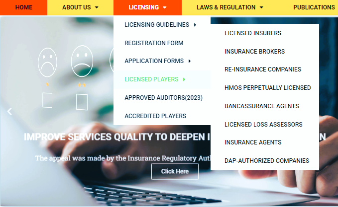 IRA AUTHORISES 139 INDUSTRY PLAYERS TO TRANSACT IN 2024 The Insurance   Screenshot 9 